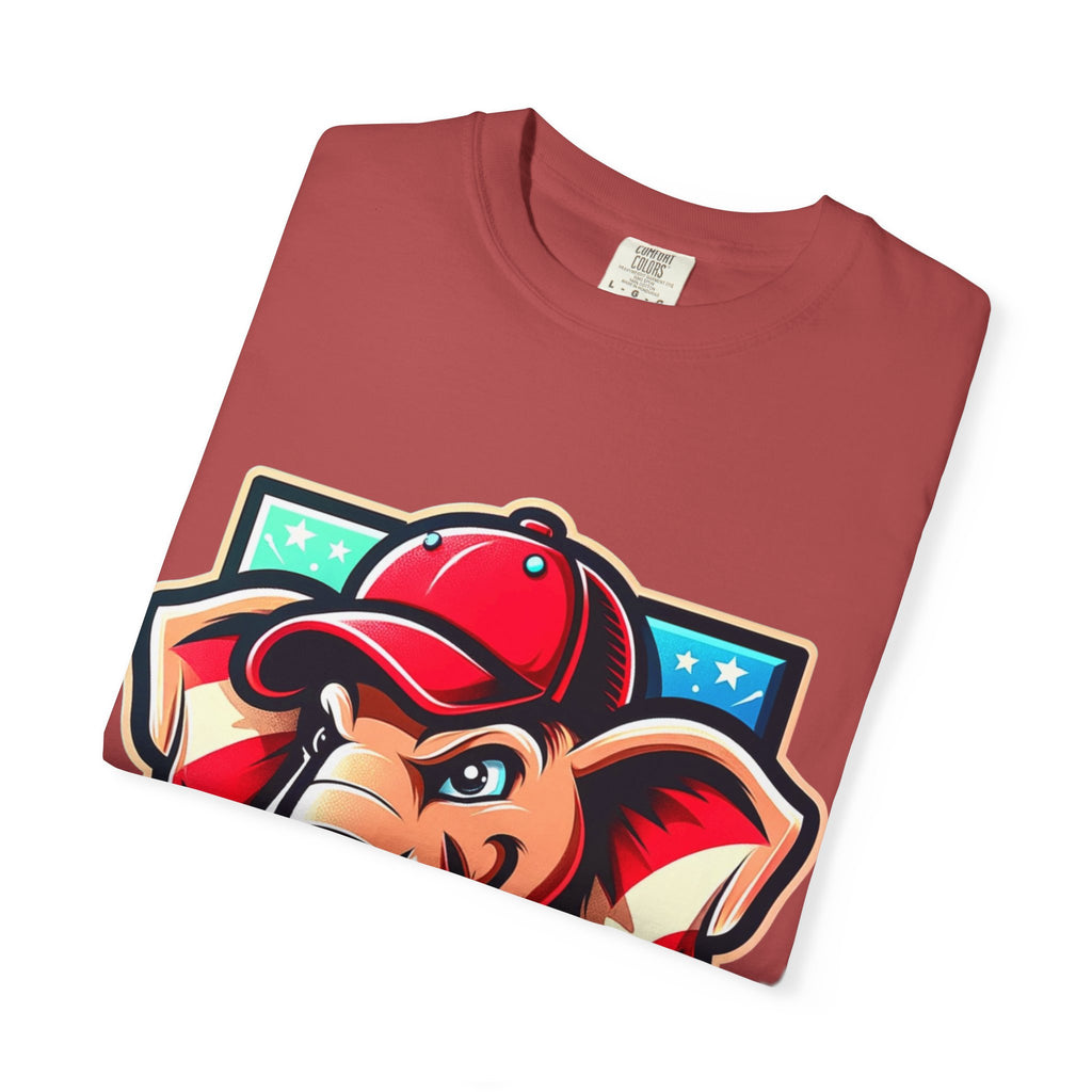 "The Patriot Elephant" Unisex Garment-Dyed T-shirt