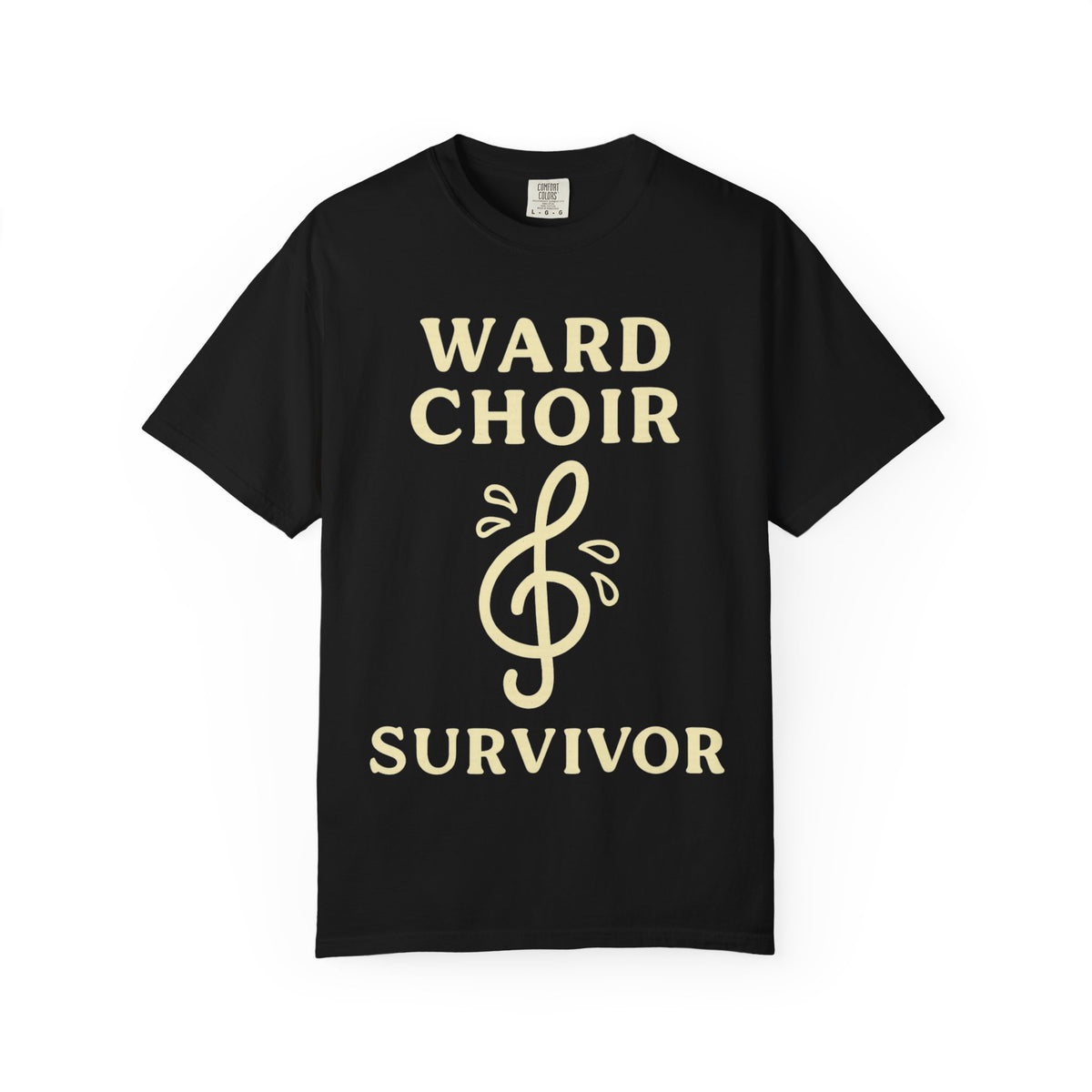 Color: Black | Ward Choir Survivor Unisex Garment-Dyed T-shirt