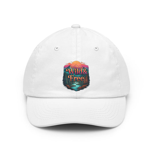 Color: White | Wild & Free Dad Hat