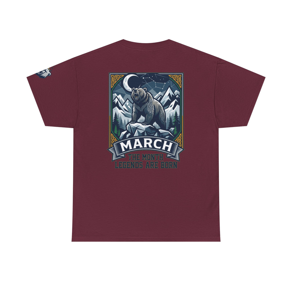 Color: Maroon | March Legend Premium Graphic Tee