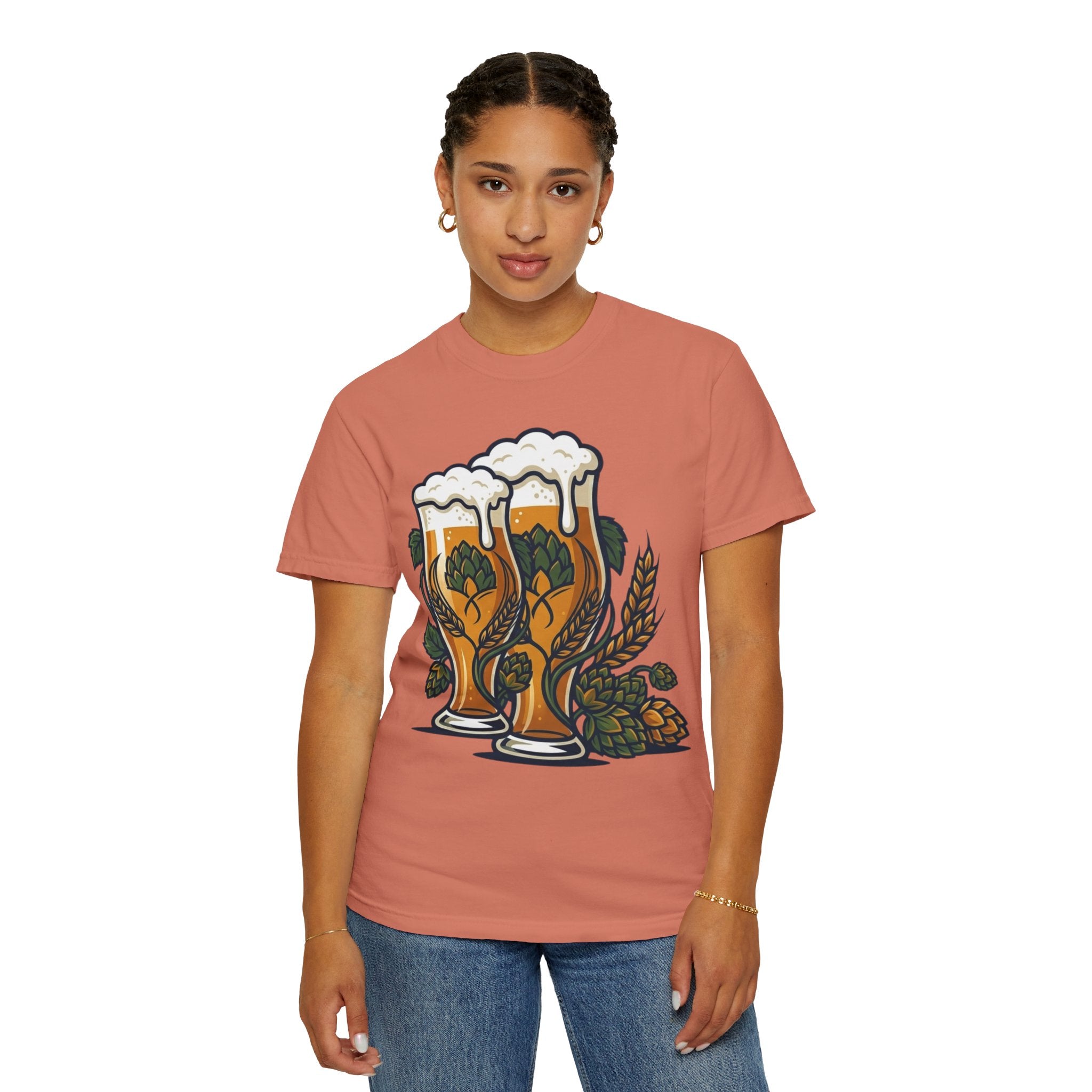 "Beer" Unisex Garment-Dyed Tee