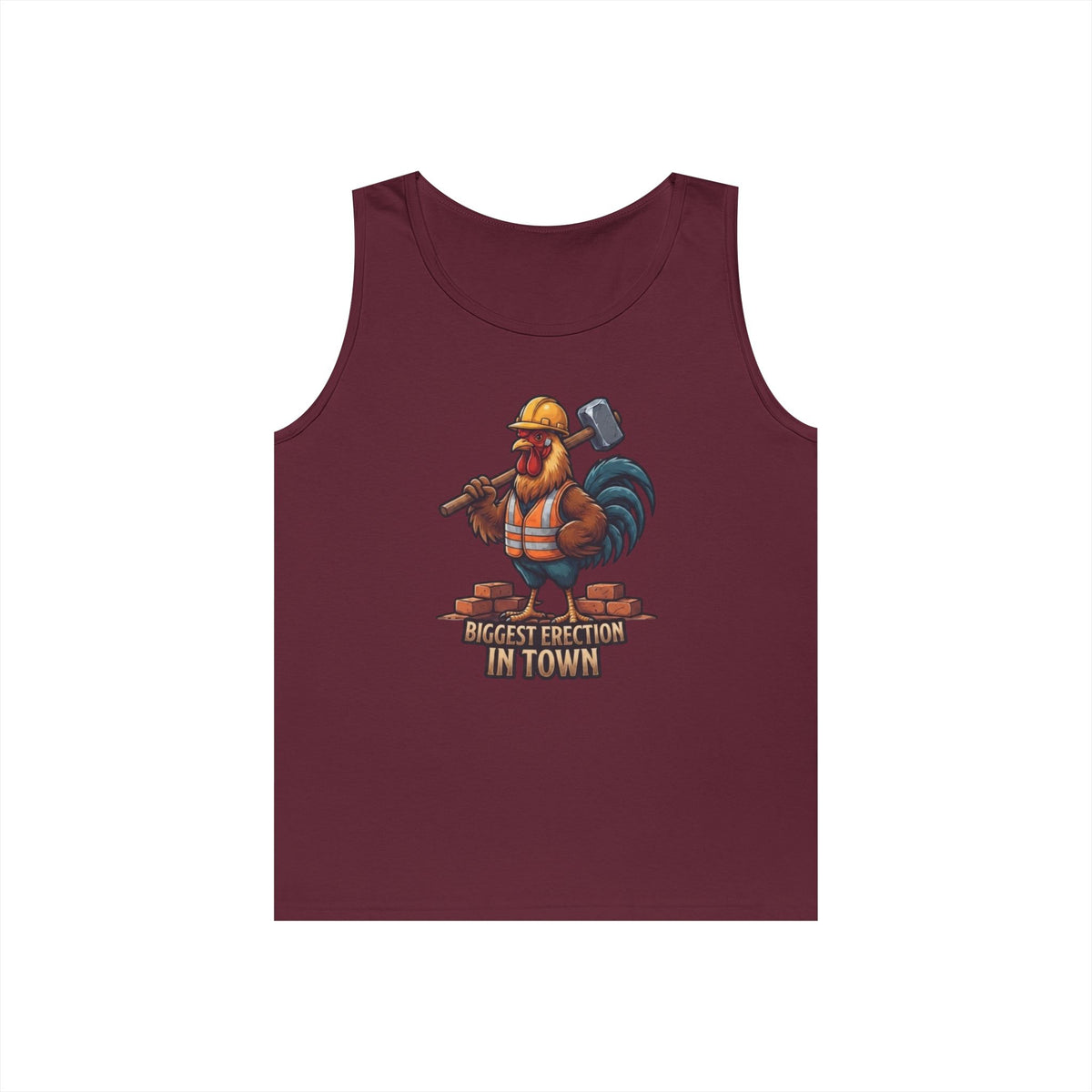 Color: Maroon | Biggest Erection in Town Tank Top