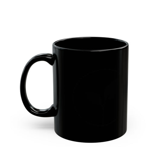 "Seedling" Black Ceramic Mug — Graphic