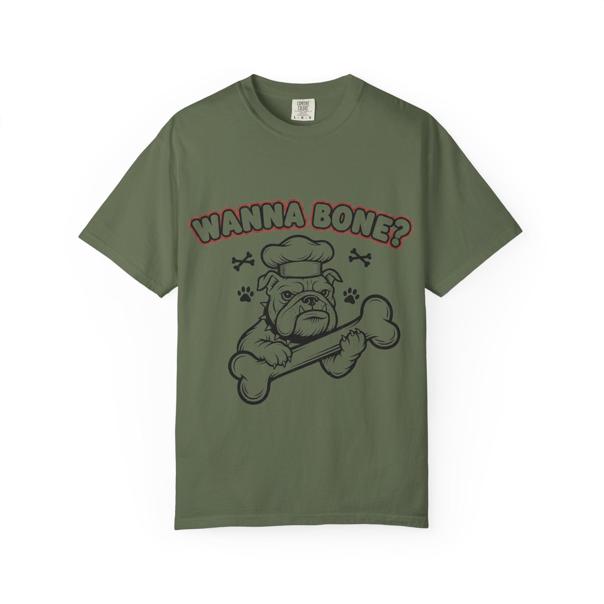 "Wanna Bone?" Unisex Garment-Dyed T-shirt