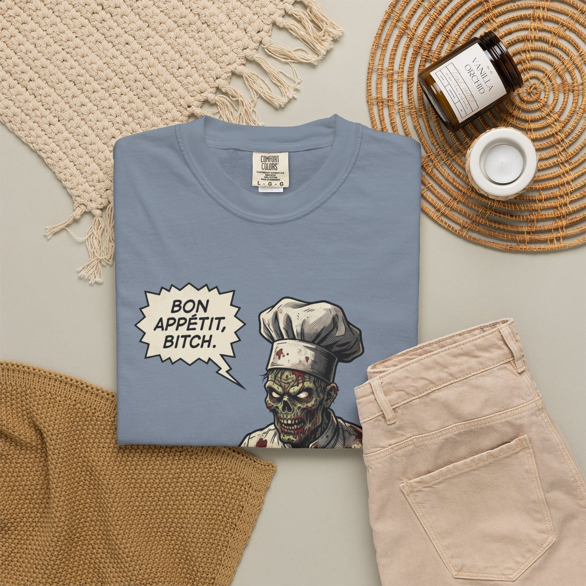 Bon Appetit Bitch Unisex Garment-Dyed Tee