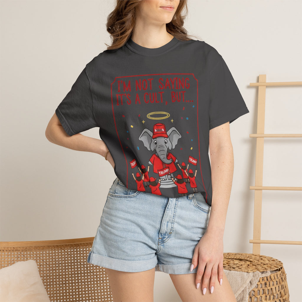 Red Hat Intervention Shirt | Garment-Dyed Tee — AttitudeShirts