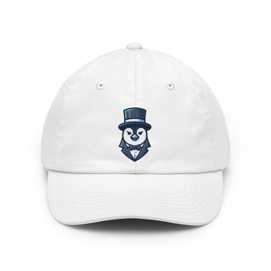 Color: White | Penguin Credible Dad Hat — Graphic
