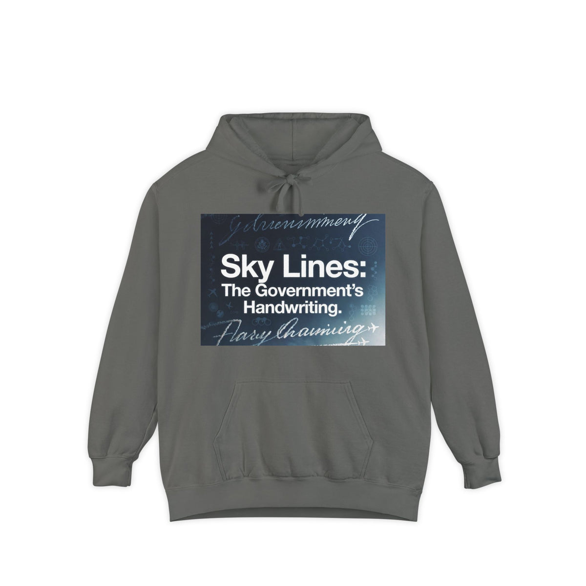 Color: Grey | Concrete Jungle Royalty | Garment-Dyed Hoodie — AttitudeShirts