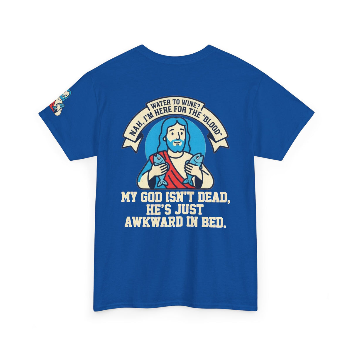 "Good Book Series Not Dead Awkward In Bed" Premium Graphic Tee