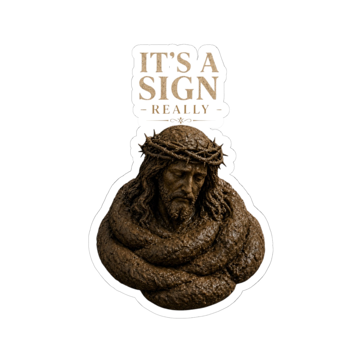 "Good Book Series It's a Sign - Really" Sticker — Main