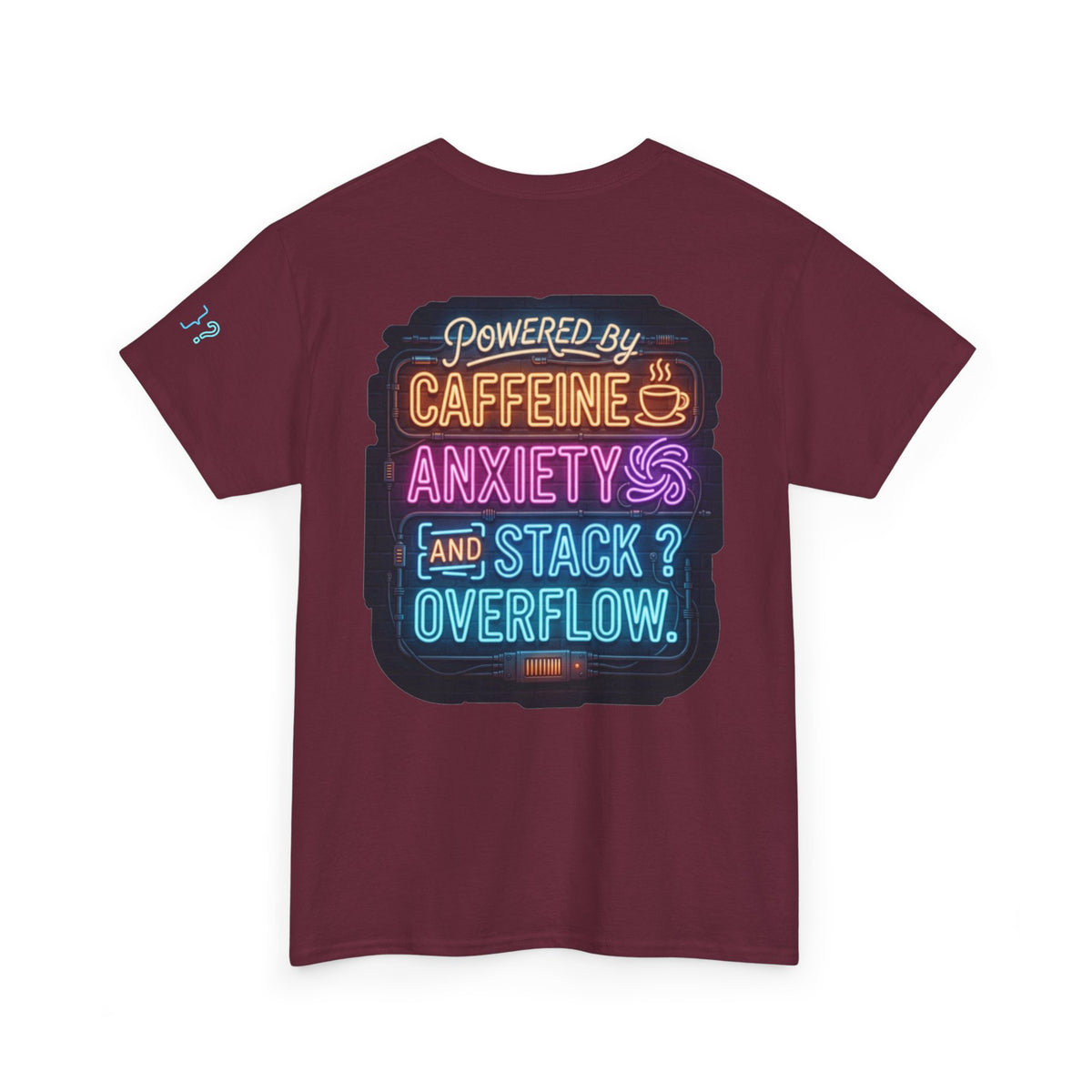 "Caffeine Anxiety And Stack Overflow" Premium Graphic Tee