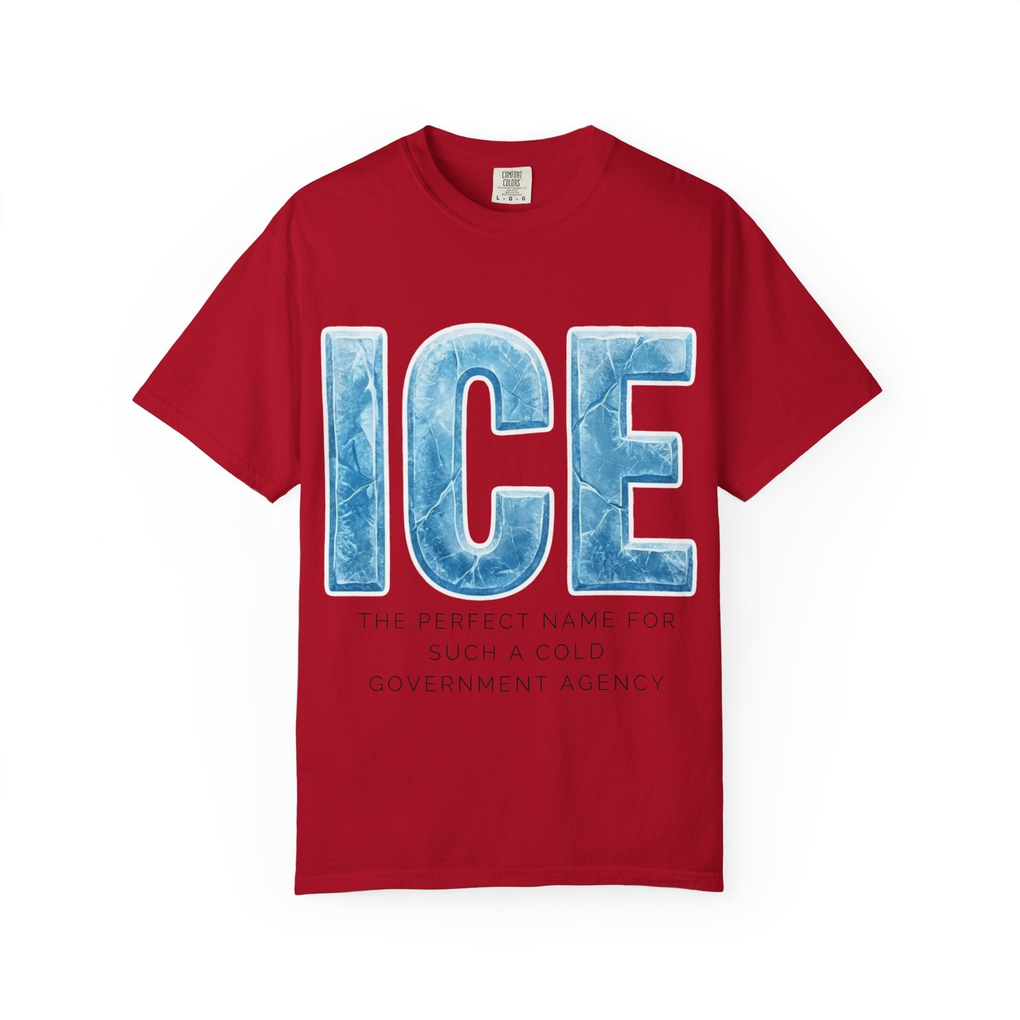 "ICE Cold Government" Unisex Garment-Dyed T-shirt