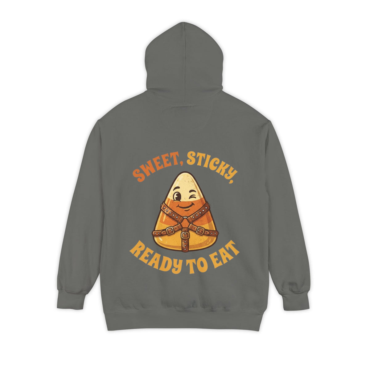 Color: Grey | Sweet Sticky Ready to Eat Garment-Dyed Hoodie