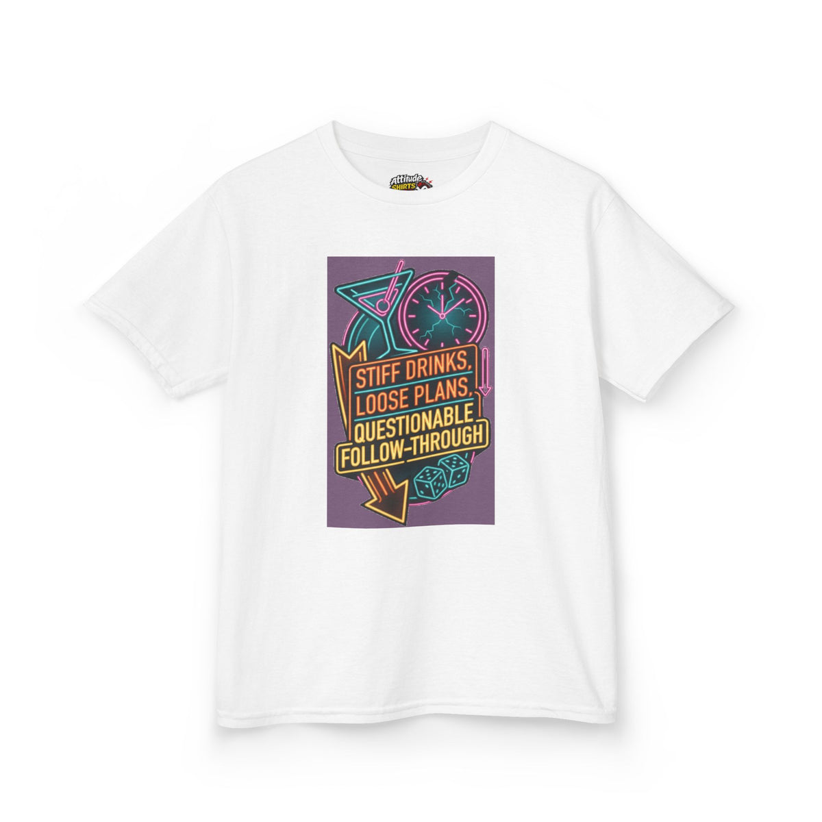 "Stiff Drinks Loose Plans" Kids Tee