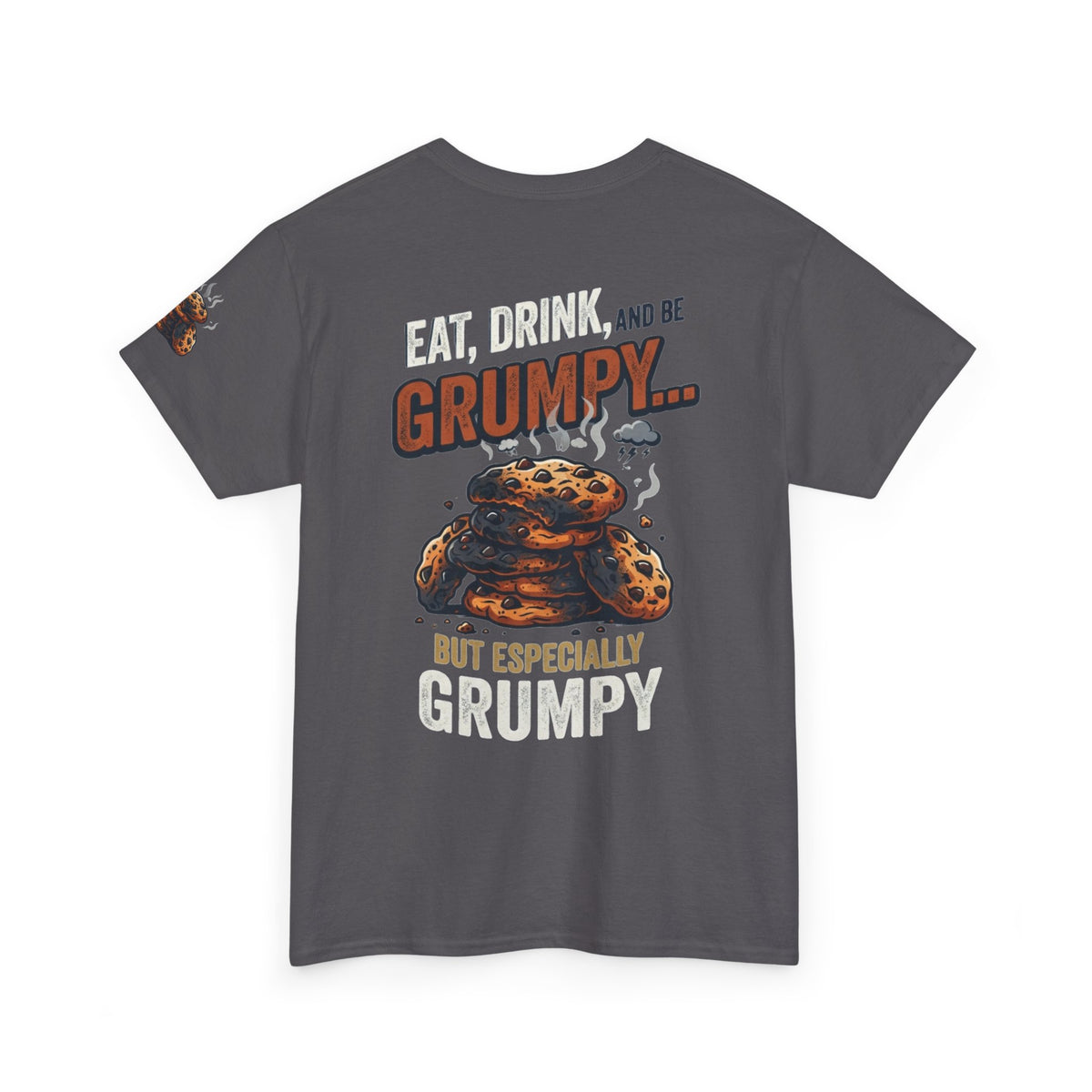 Eat Drink And Be Grumpy Premium Graphic Tee