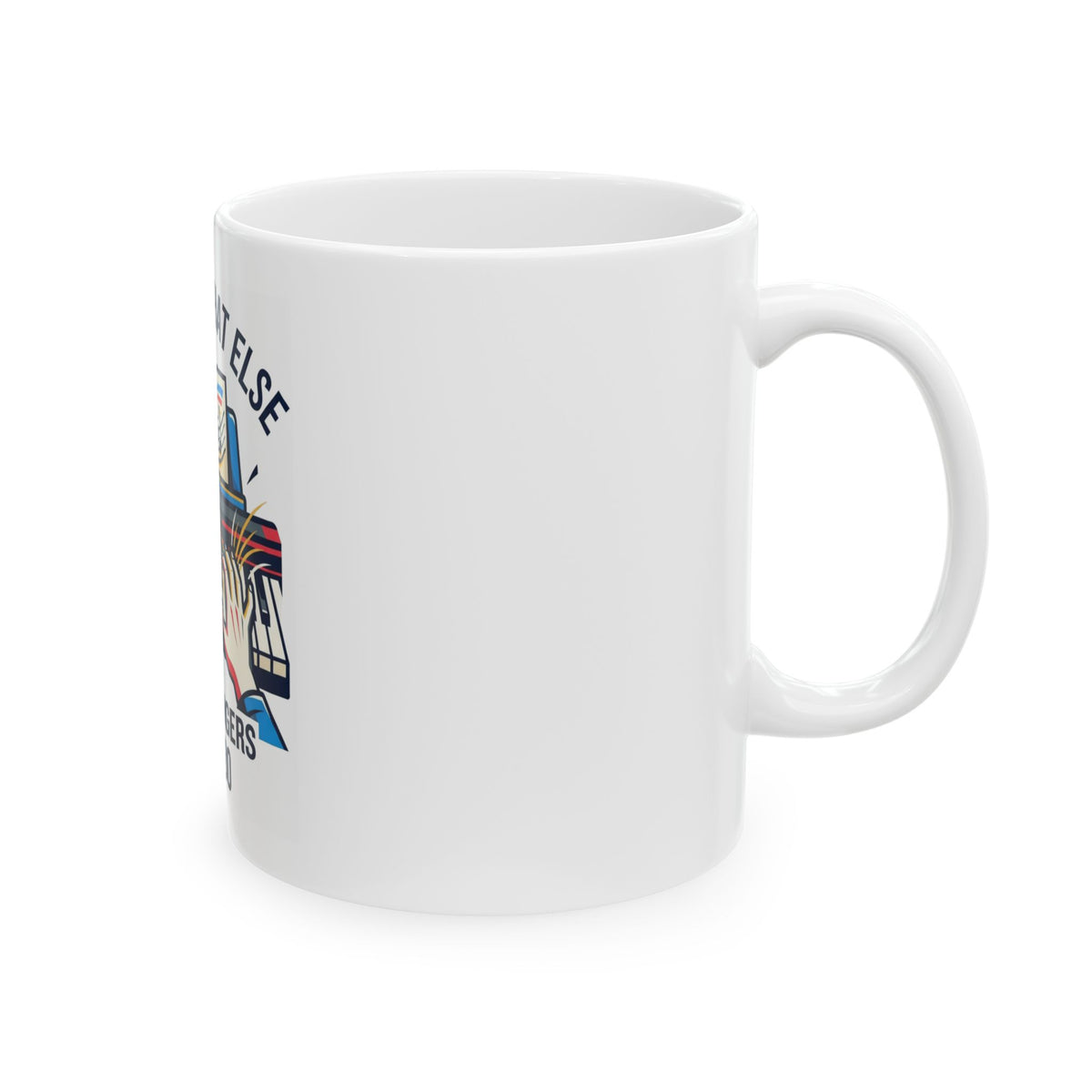 "Imagine What Else These Fingers Can Do" White Ceramic Mug