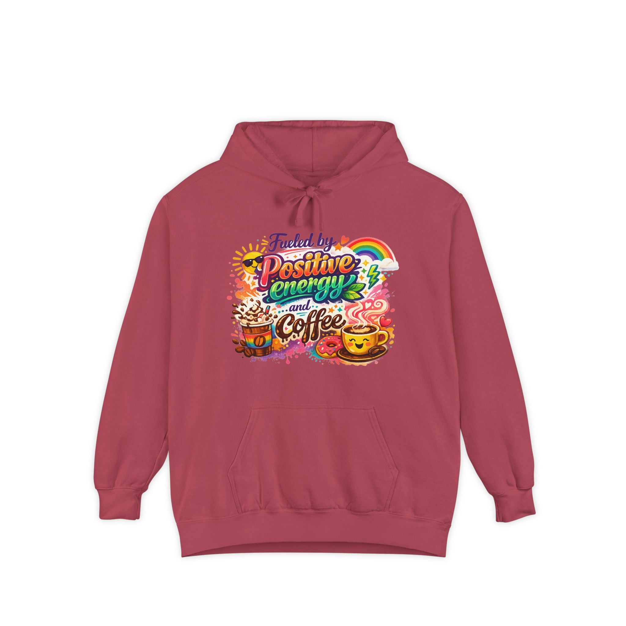Fueled by Coffee (And Spite) | Garment-Dyed Hoodie — AttitudeShirts