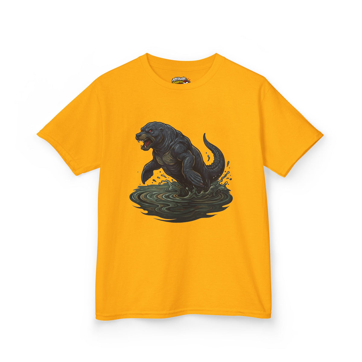 Color: Gold | Bunyip (Australian Aboriginal Mythology) Kids Tee