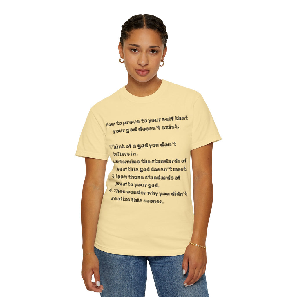"Divine Double Standard" Unisex Garment-Dyed T-shirt