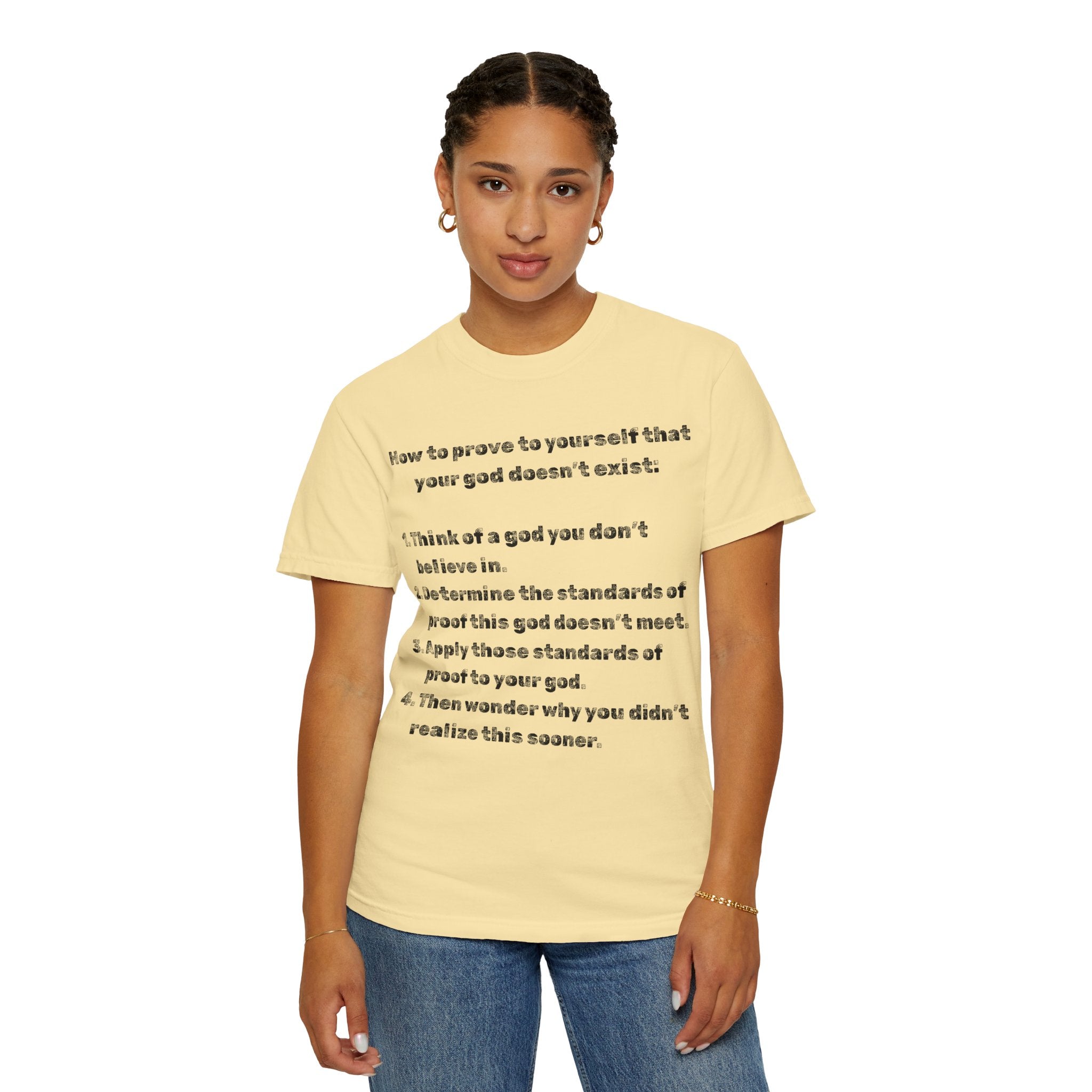 "Divine Double Standard" Unisex Garment-Dyed T-shirt