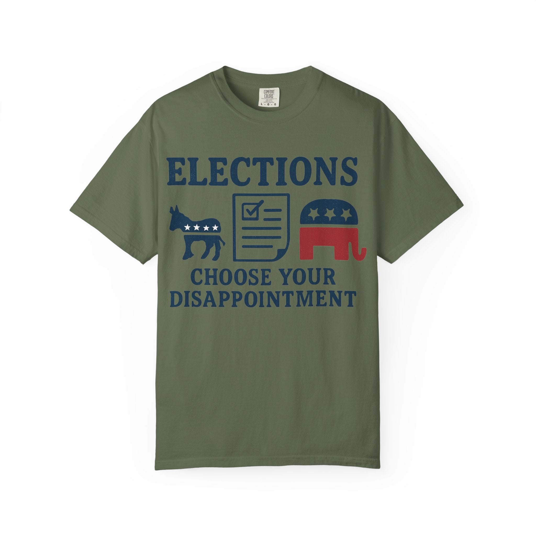 "Voting for the Best" Unisex Garment-Dyed T-shirt