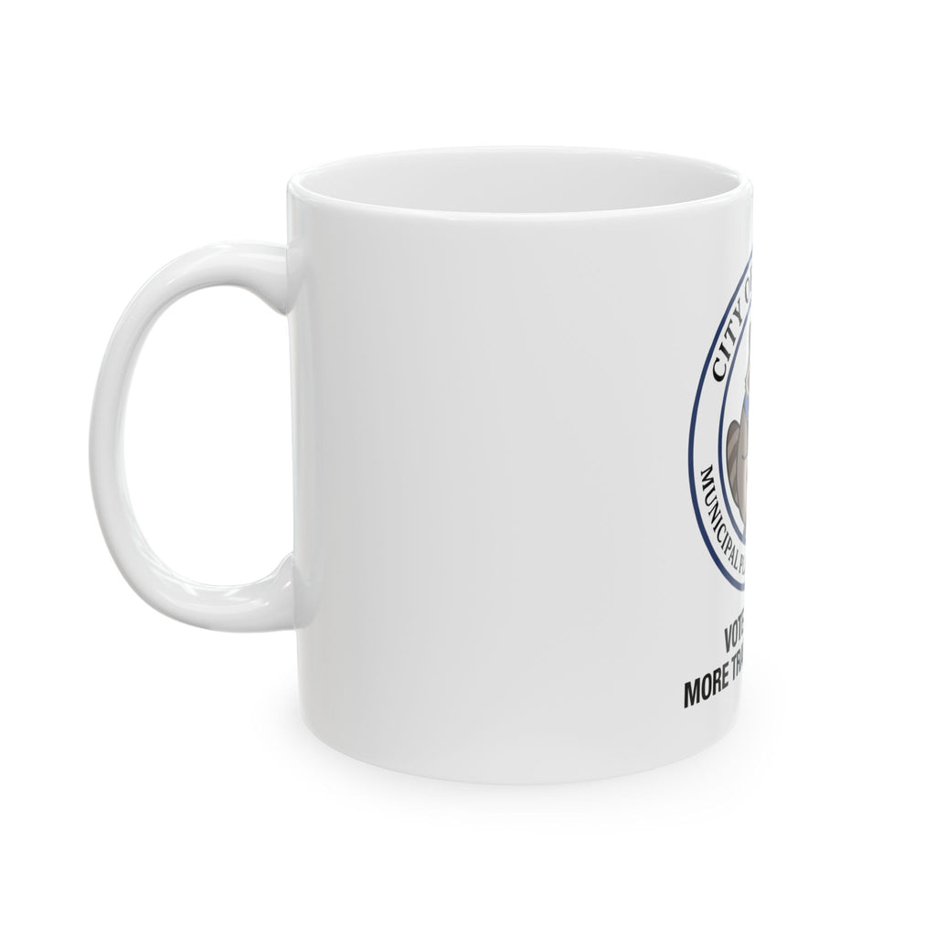 "Jimothy" White Ceramic Mug