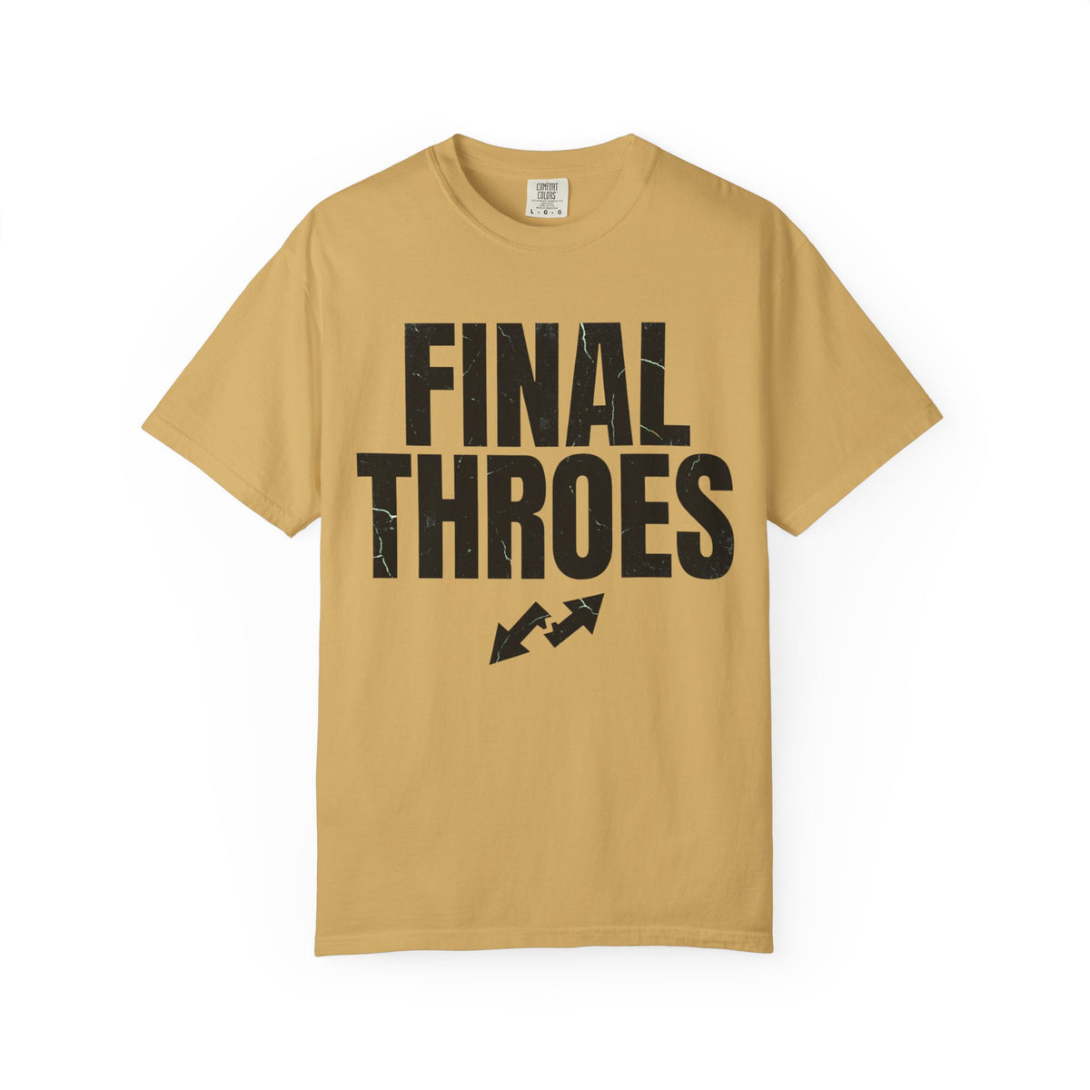 Color: Mustard | Final Throes Unisex Garment-Dyed Tee