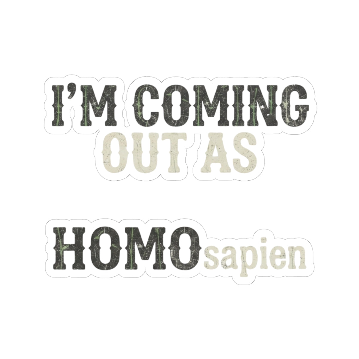 "I'm Coming Out" Sticker — Main