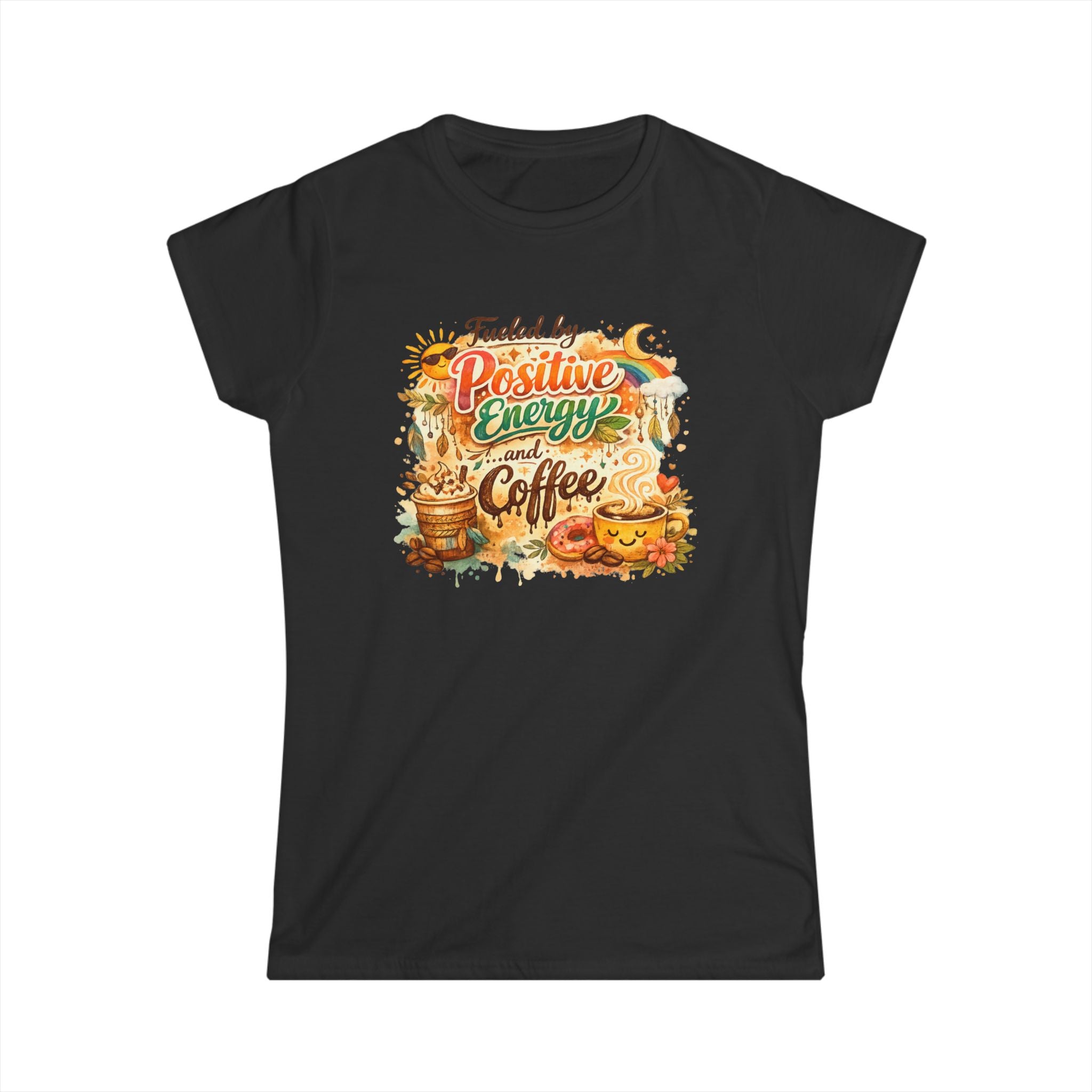 Positive Energy (It's Just Coffee) | Women's Tee — AttitudeShirts