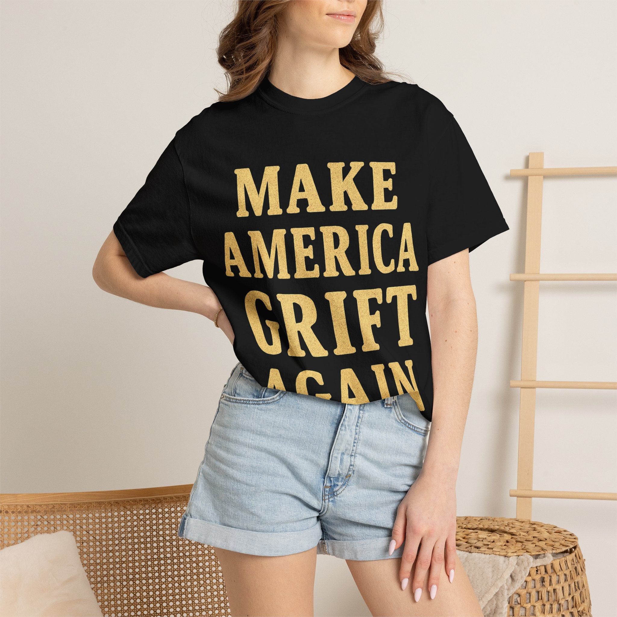 "Make America Grift Again" Unisex Garment-Dyed T-shirt