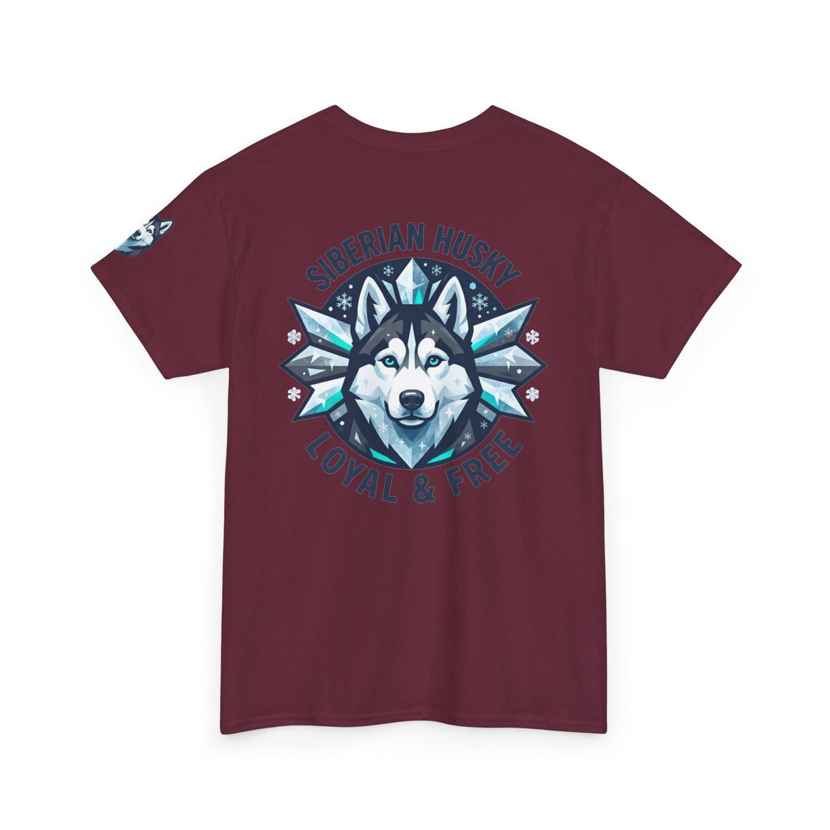"Siberian Husky Loyal & Free" Premium Graphic Tee