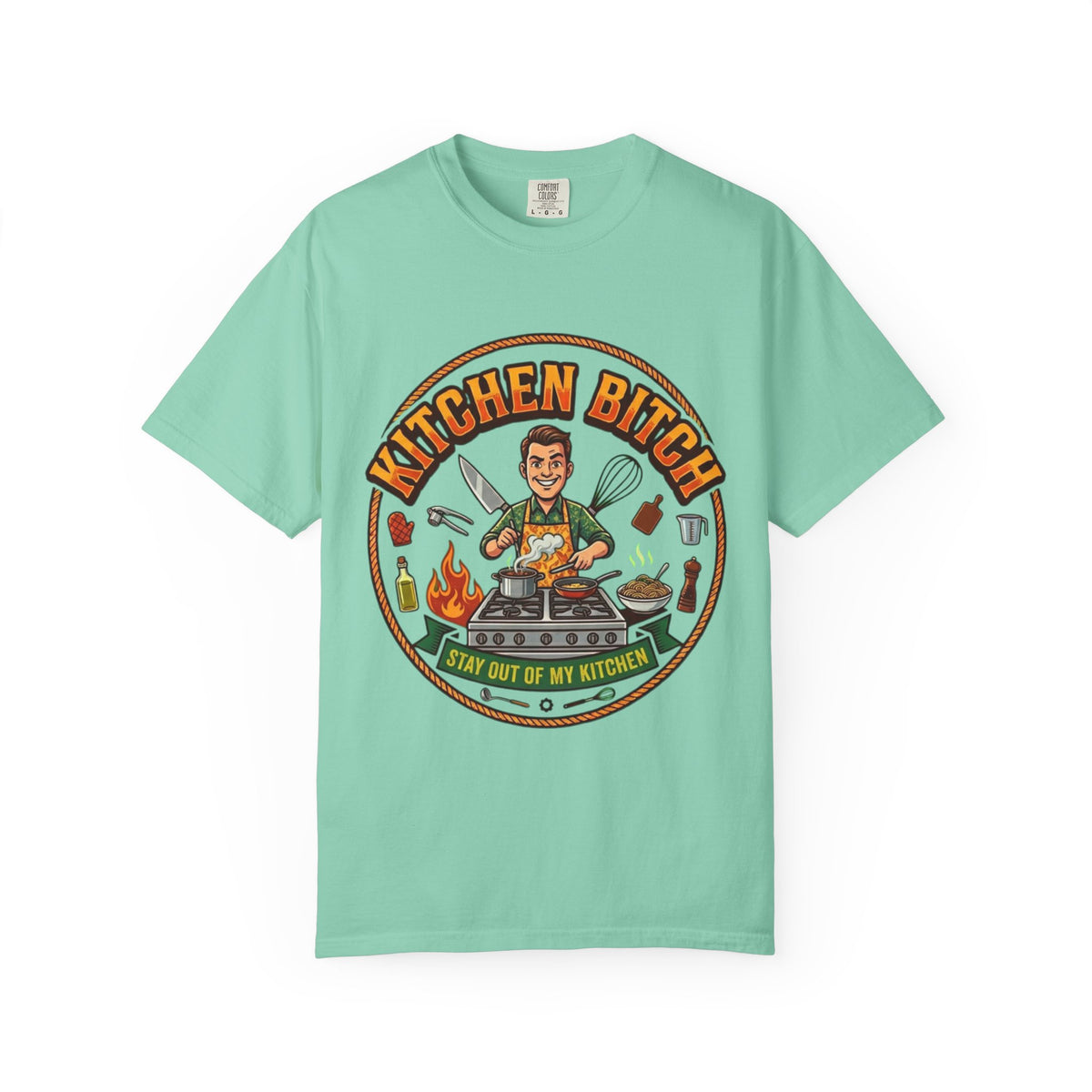 Color: Island Reef | Kitchen Bitch Unisex Garment-Dyed Tee
