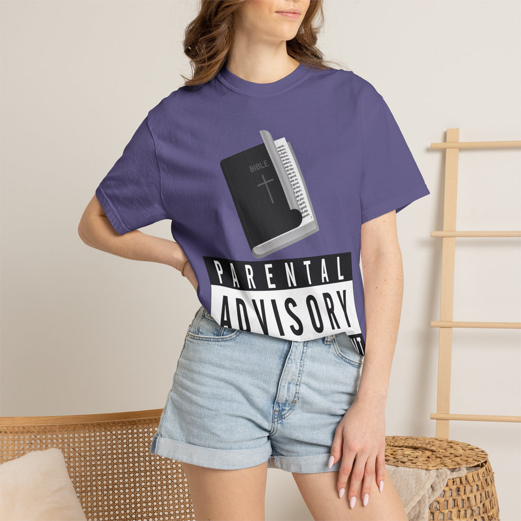 "Rated R for Religious" Unisex Garment-Dyed T-shirt