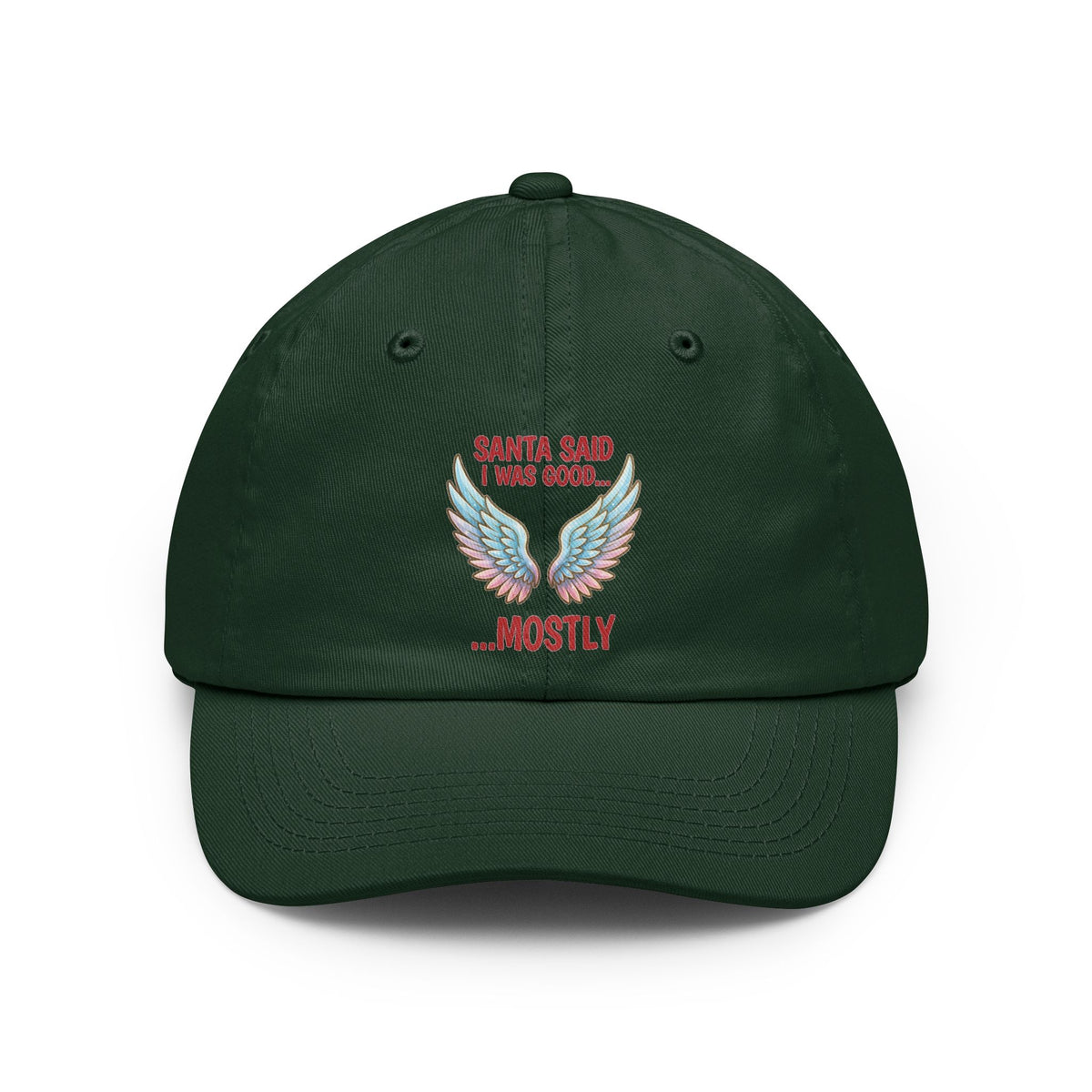 Color: Forest Green | Santa Said I Was Good Dad Hat