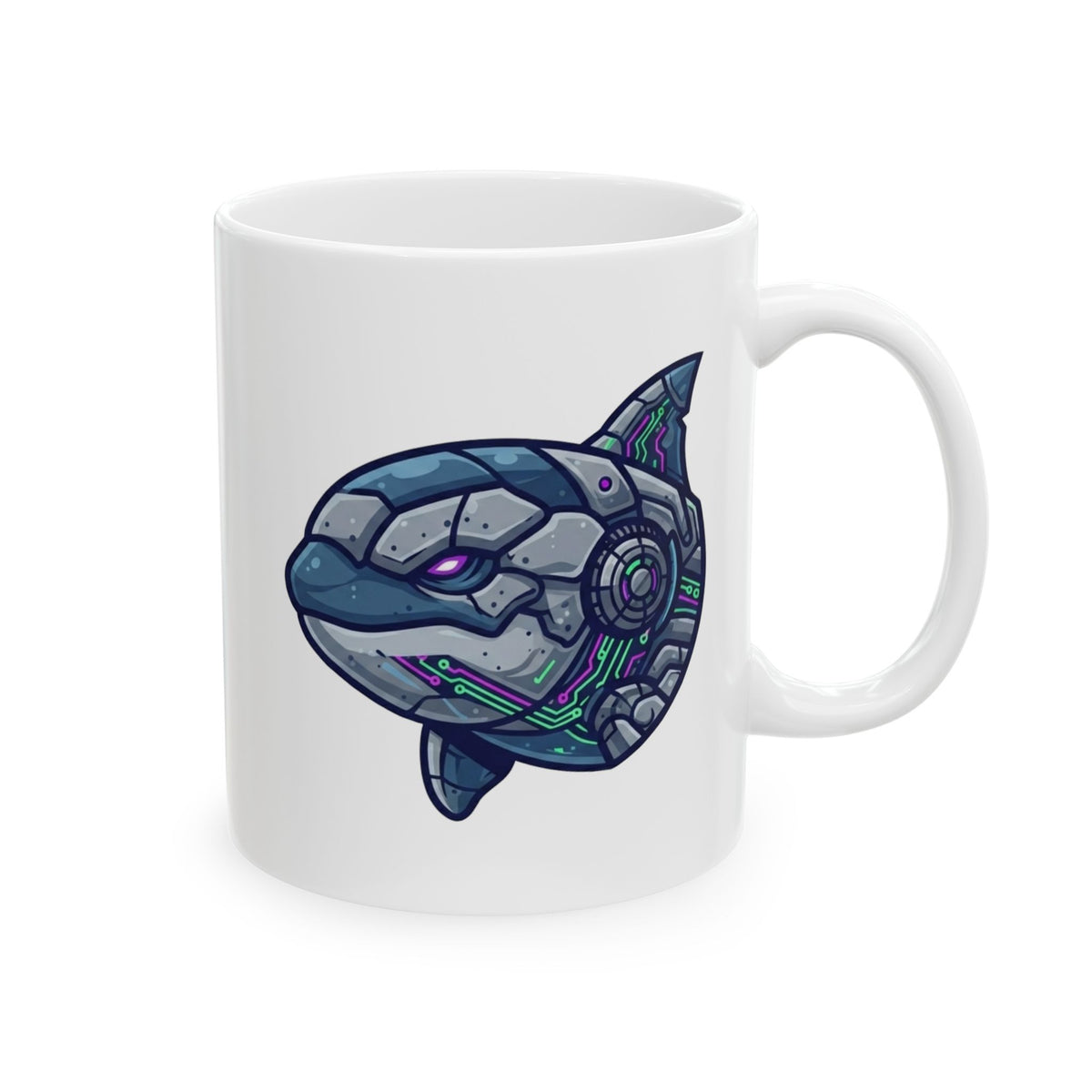 "Killer Whale" White Ceramic Mug — Graphic