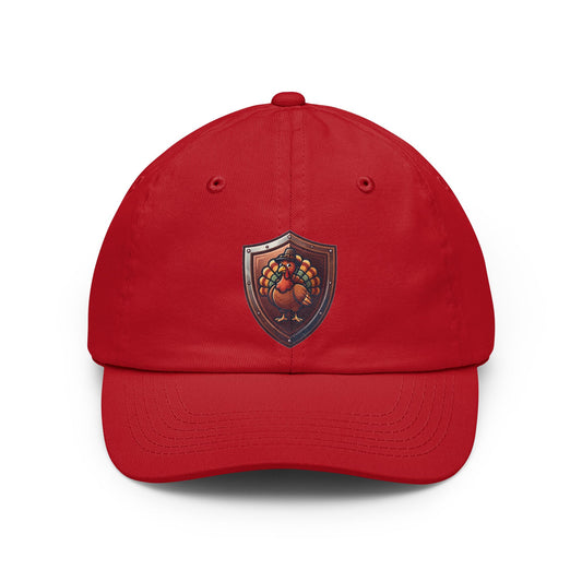 Color: Red | My Thanksgiving Shield Dad Hat