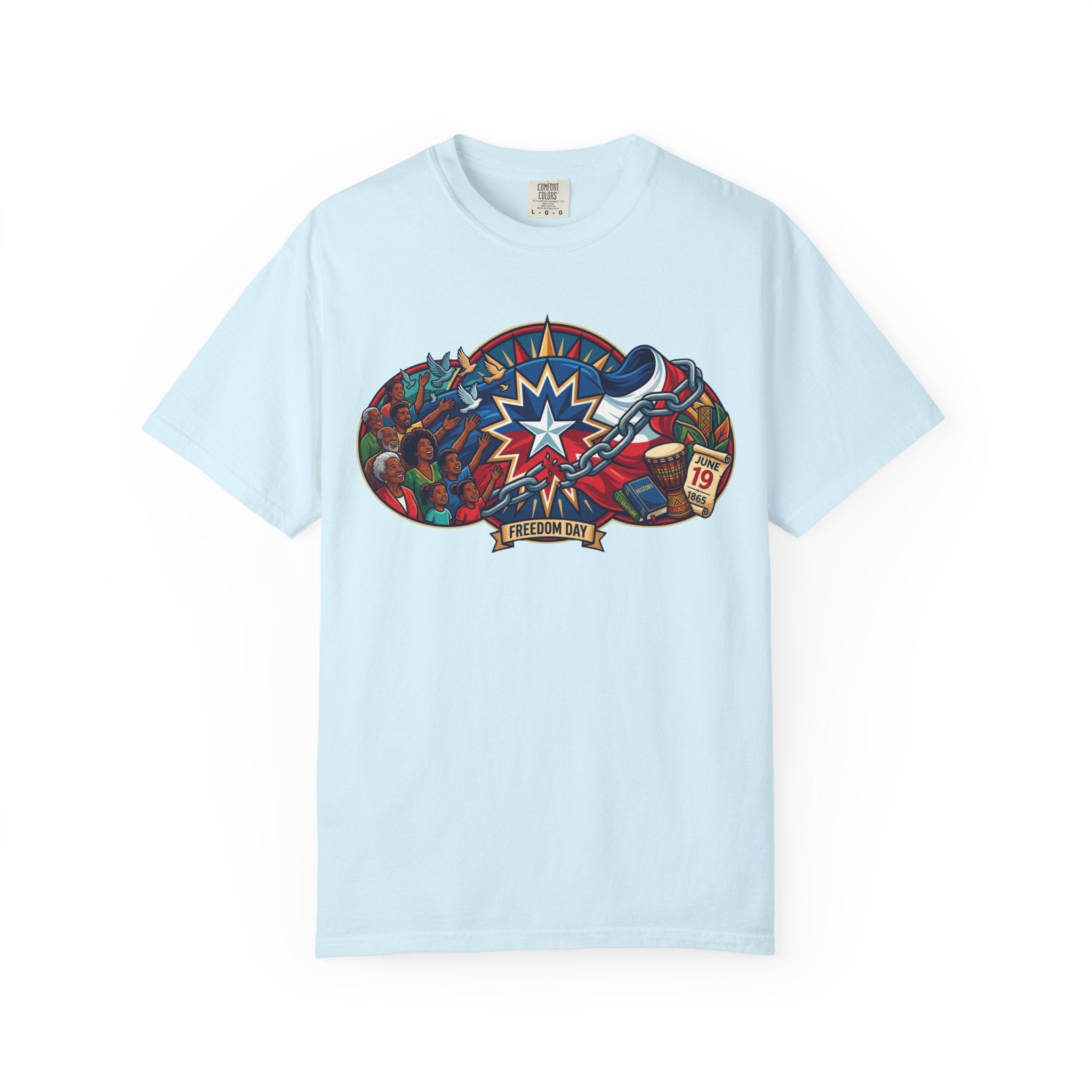 "Juneteenth" Unisex Garment-Dyed Tee