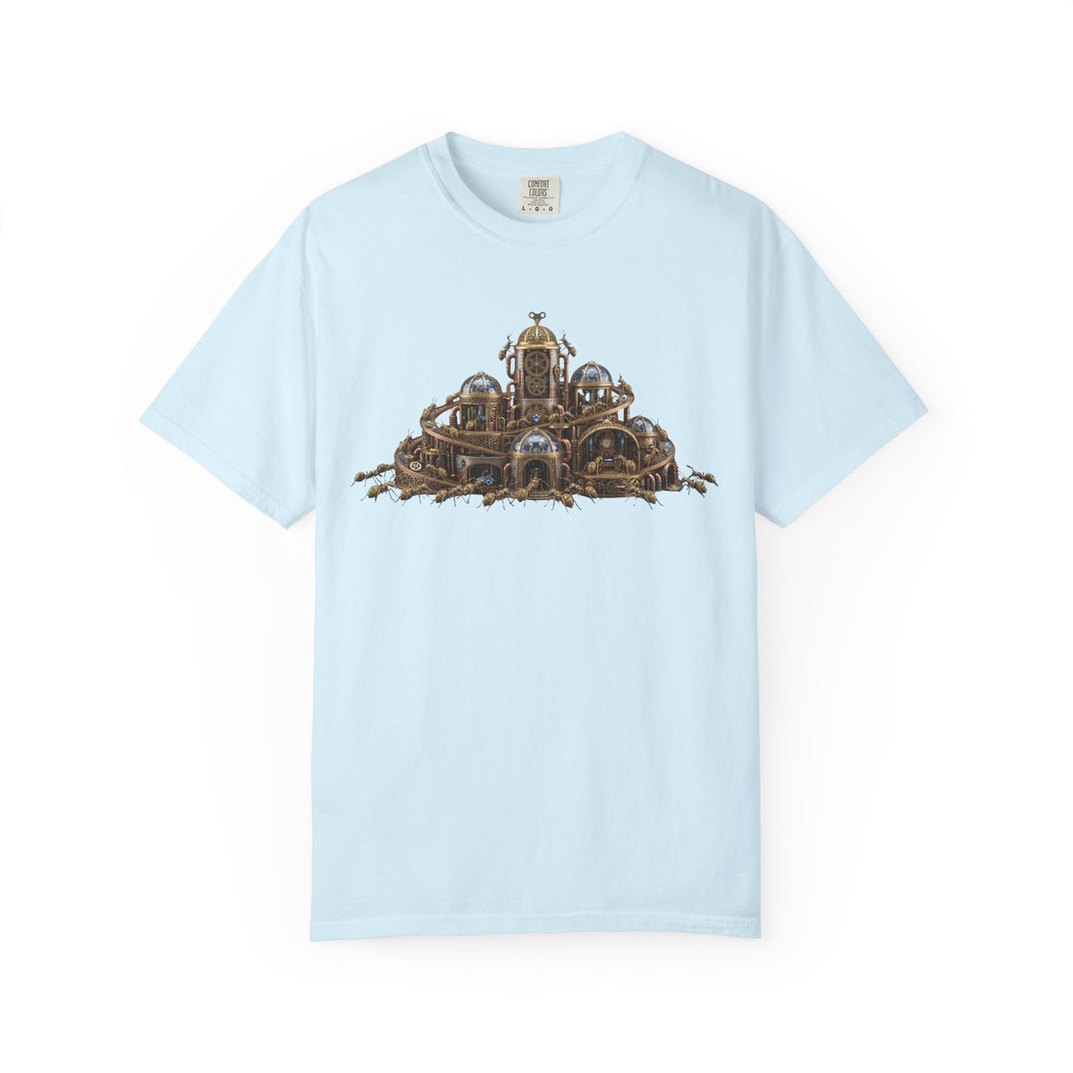 Color: Chambray | Cyber Ants Unisex Garment-Dyed Tee