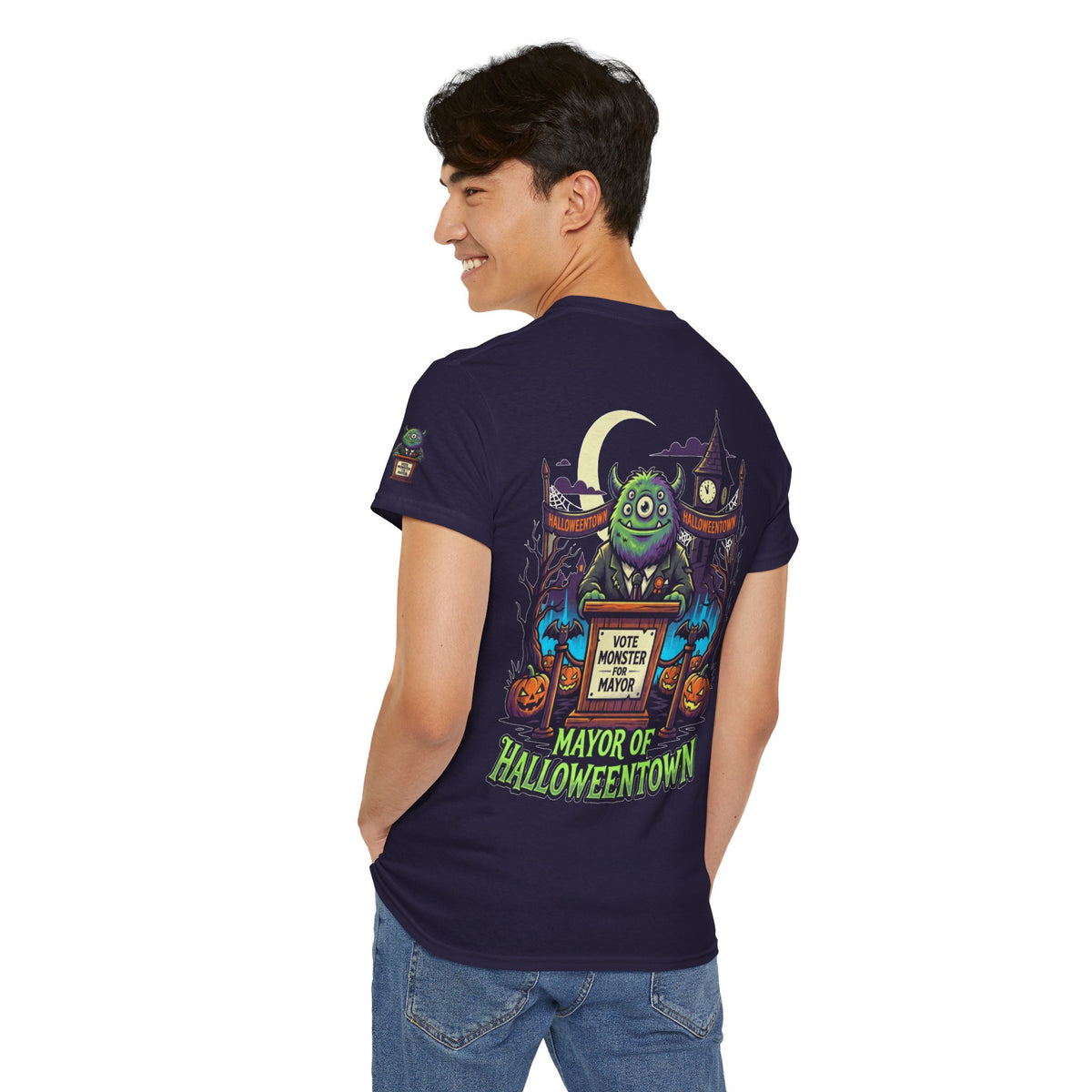 Color: Blackberry | Vote Monster For Mayor Premium Graphic Tee