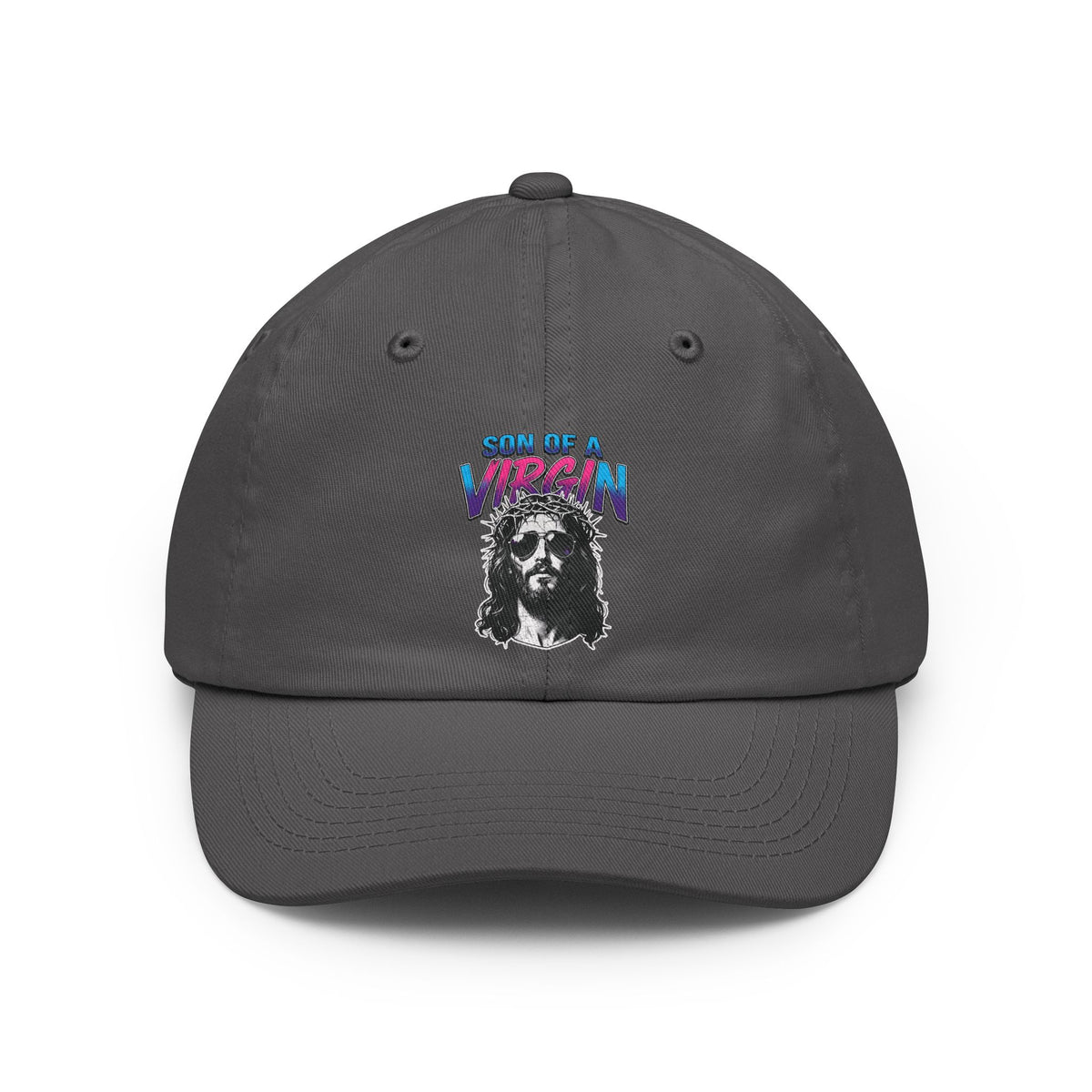 Color: Charcoal | Good Book Series - Son of A Virgin Dad Hat