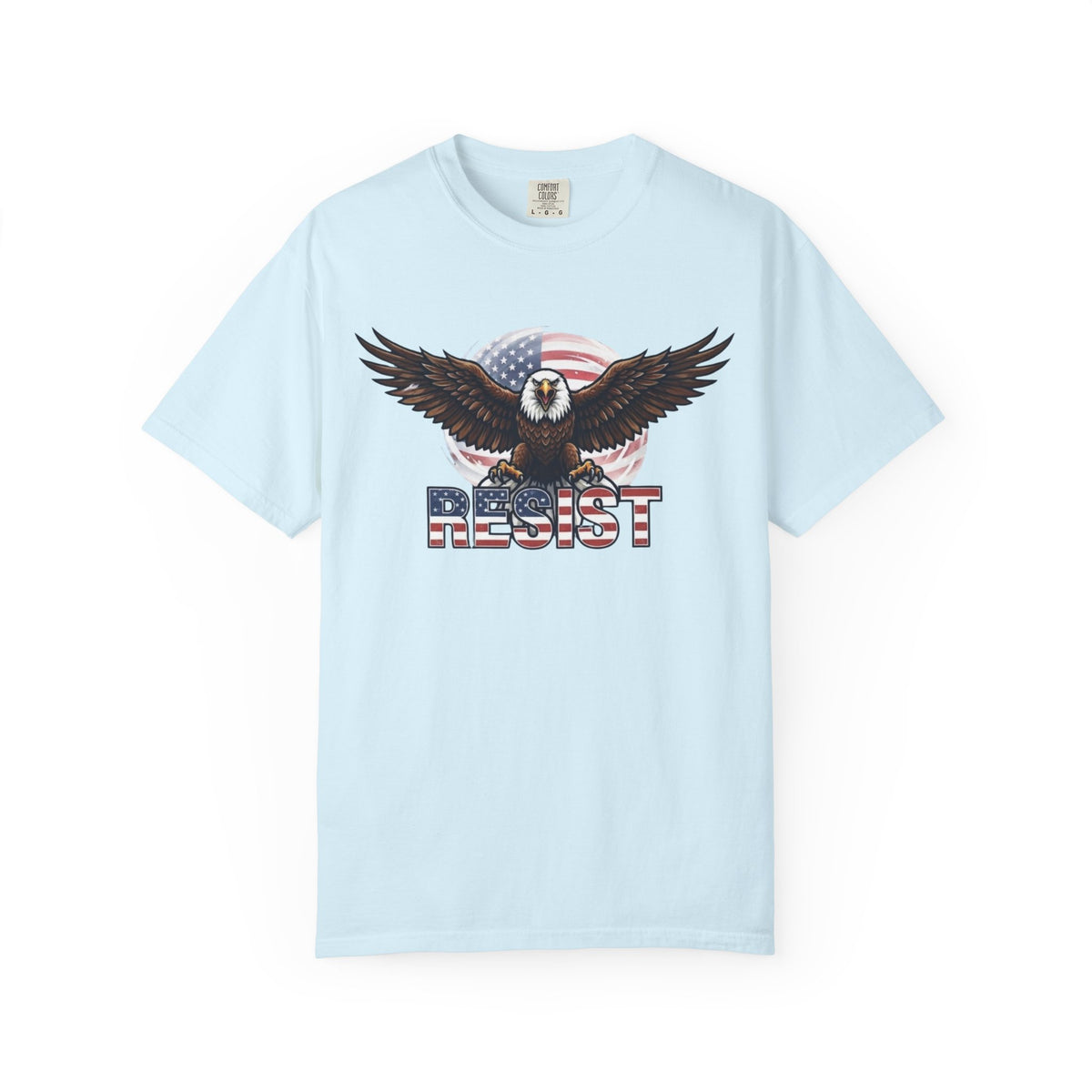 Color: Chambray | Resist Unisex Garment-Dyed Tee