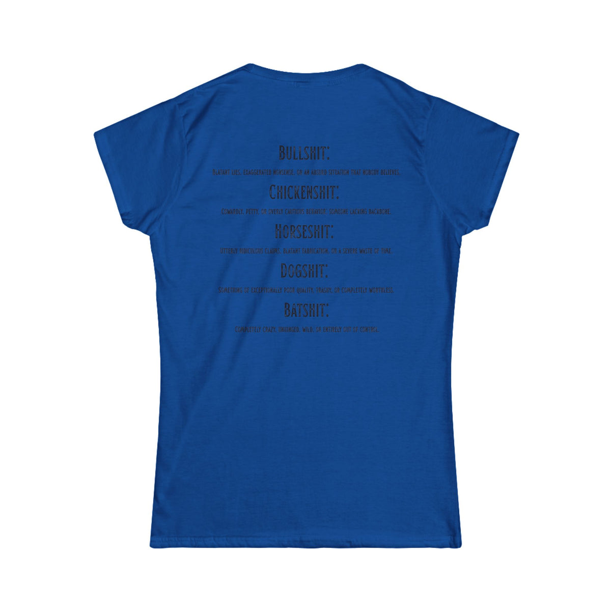 "Types of Shit" Women's Tee