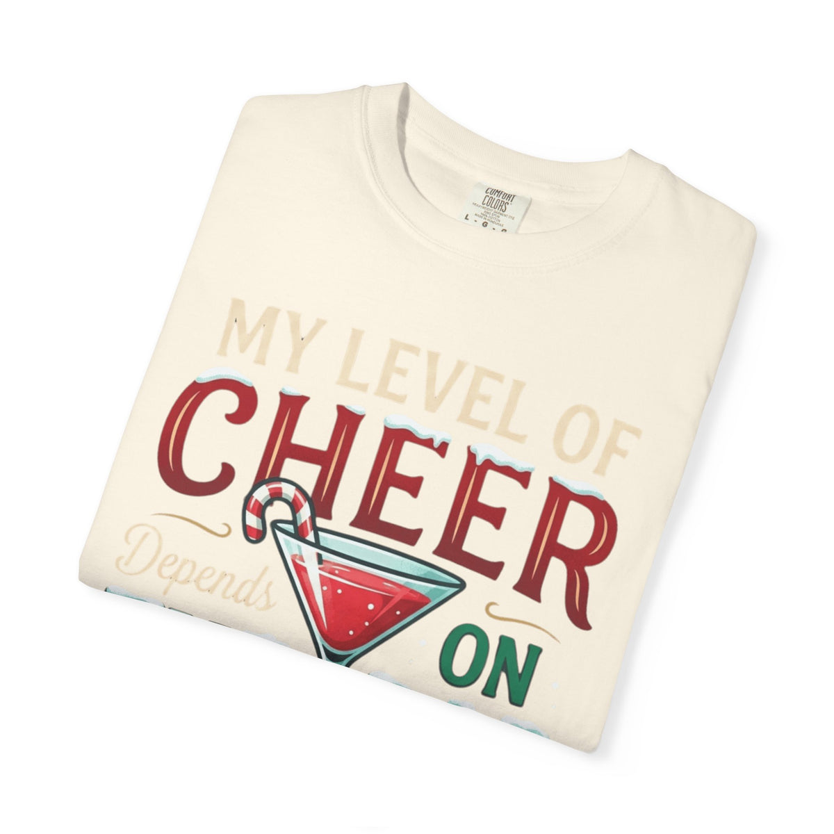 "Christmas Cheer" Unisex Garment-Dyed Tee