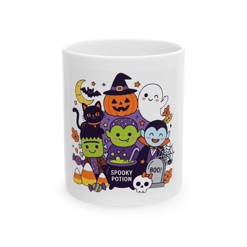 "Spooky Potion" White Ceramic Mug