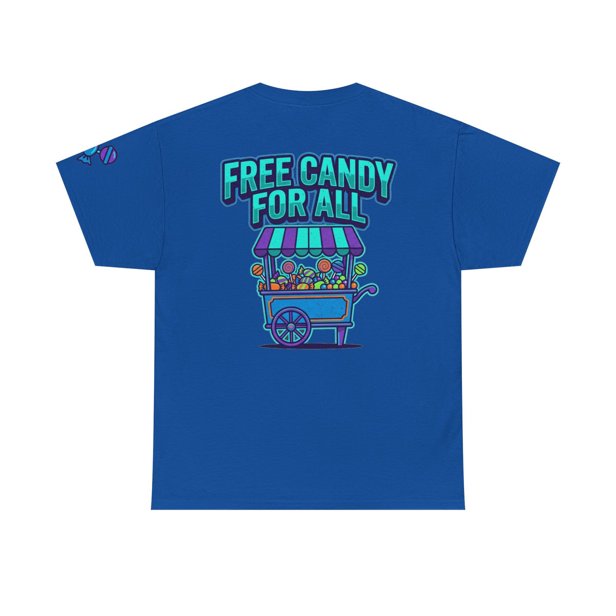 Color: Royal | Free Candy For All Premium Graphic Tee