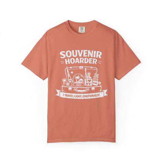Color: Terracotta | Souvenir Hoarder Unisex Garment-Dyed T-shirt