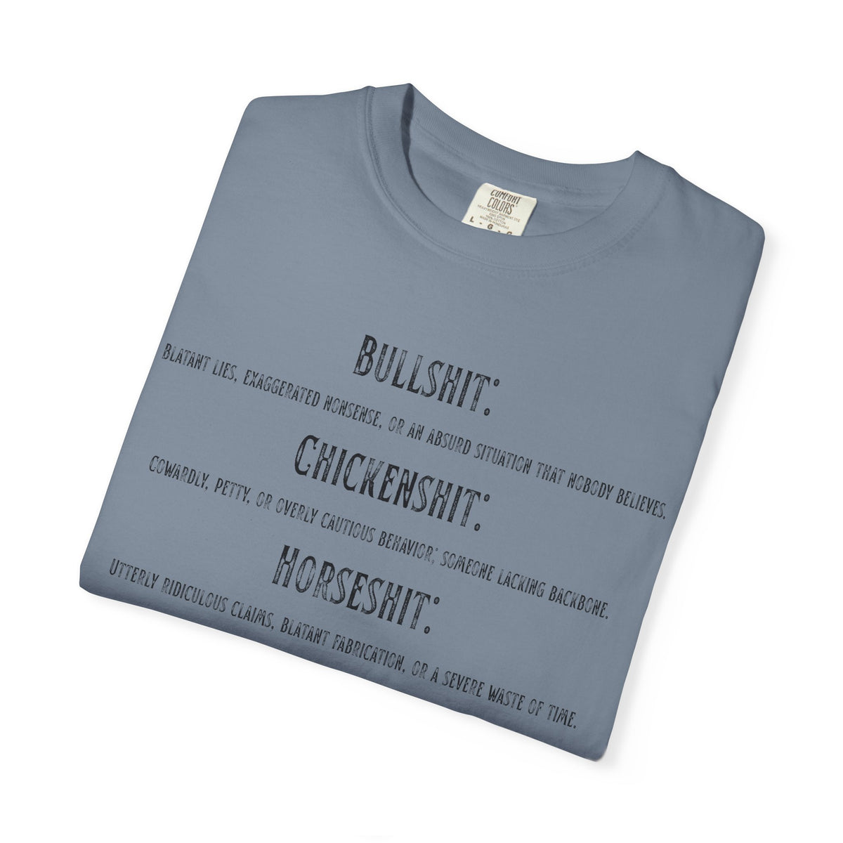 "Types of Shit" Unisex Garment-Dyed Tee