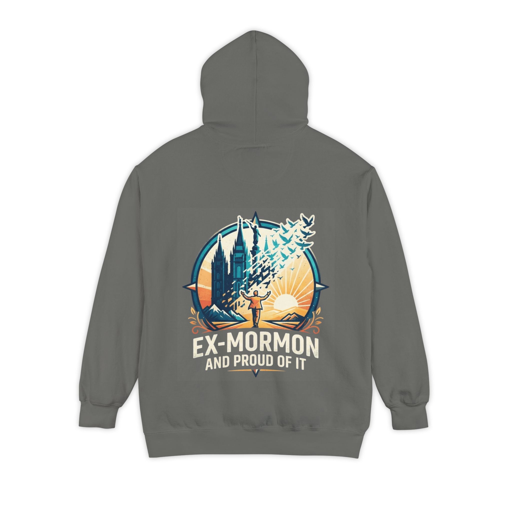 "Ex Mormon" Garment-Dyed Hoodie