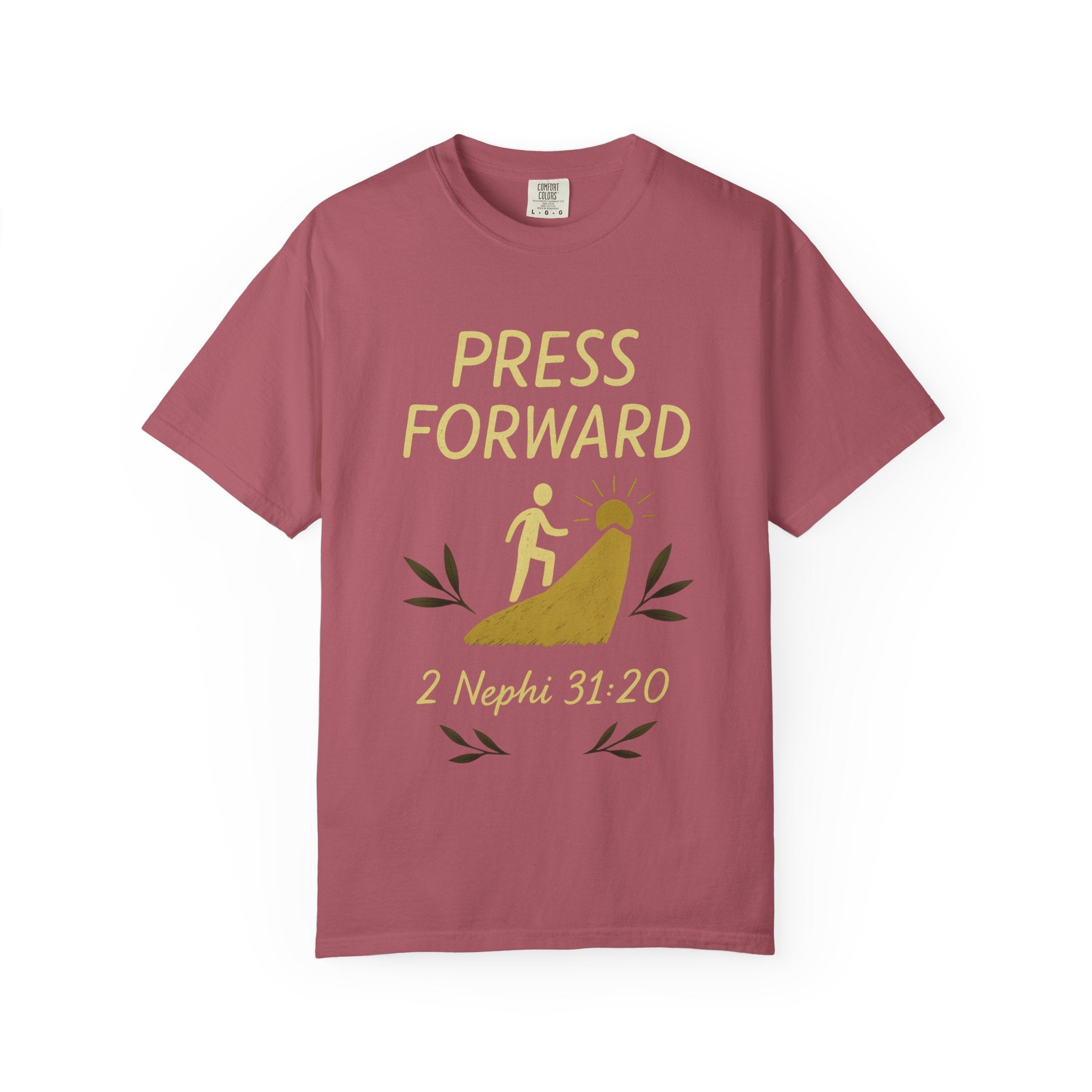 "Press Forward" Unisex Garment-Dyed T-shirt