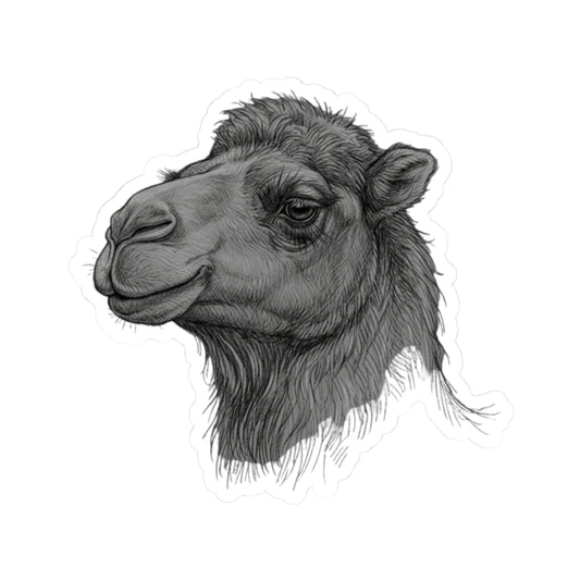 "Pencil Sketch Art Camel" Sticker